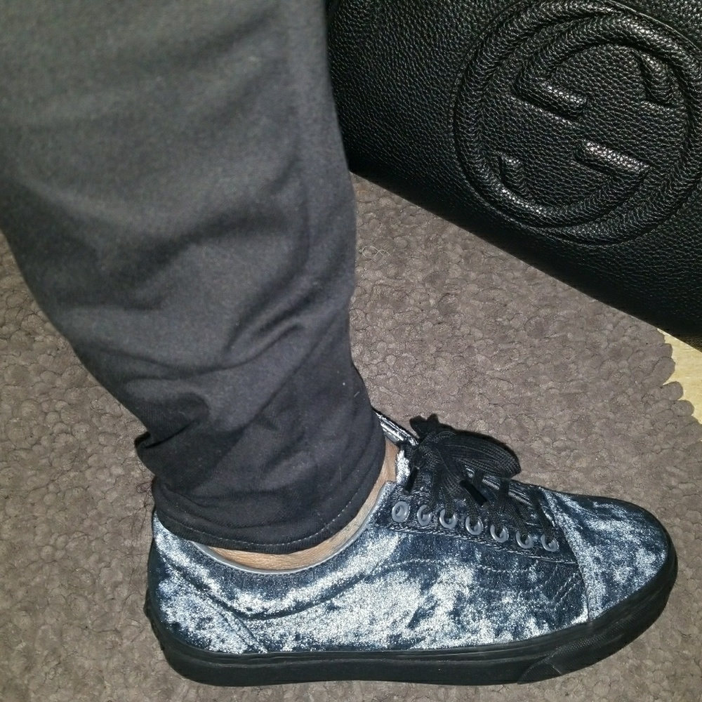 Brand new velvet vans (more pics by request)